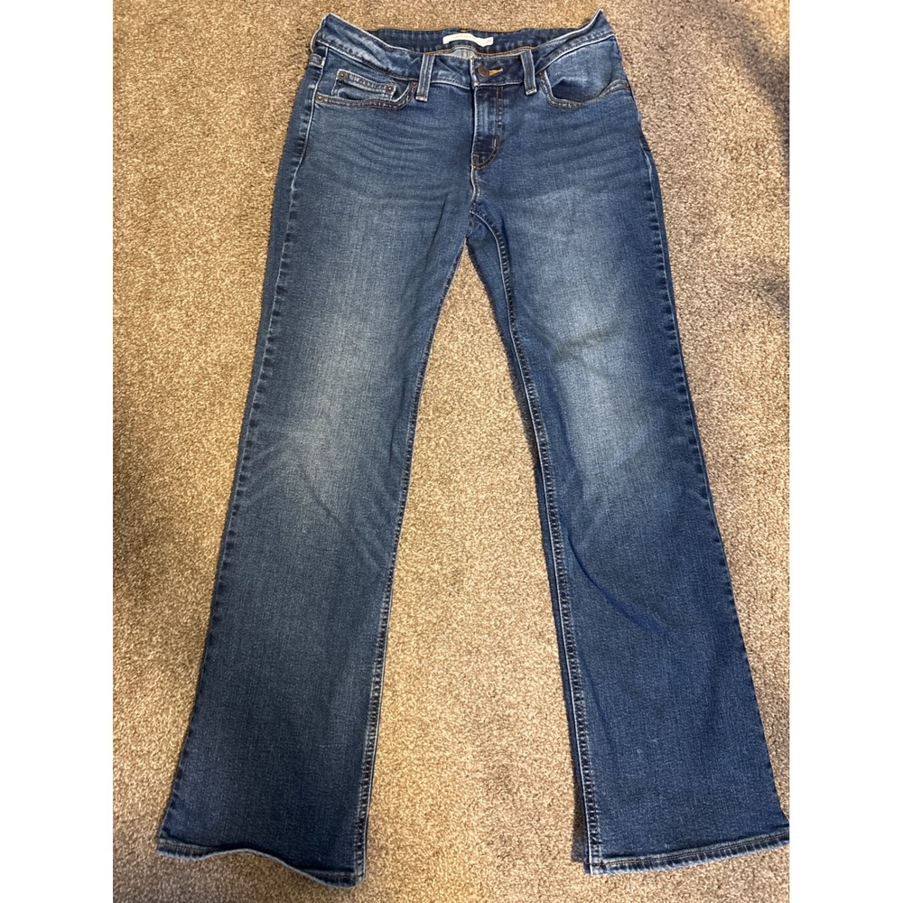 Levi's Superlow Bootcut Jeans Womens 28 Blue Excellent Low Rise Denim 527 28x32